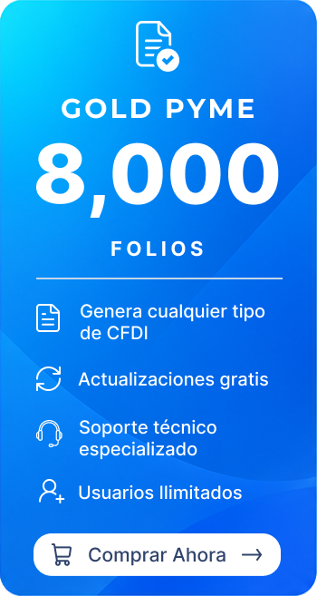 Plan Gold Pyme 8,000 Folios