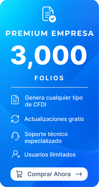 Plan Premium Empresa 3,000 Folios