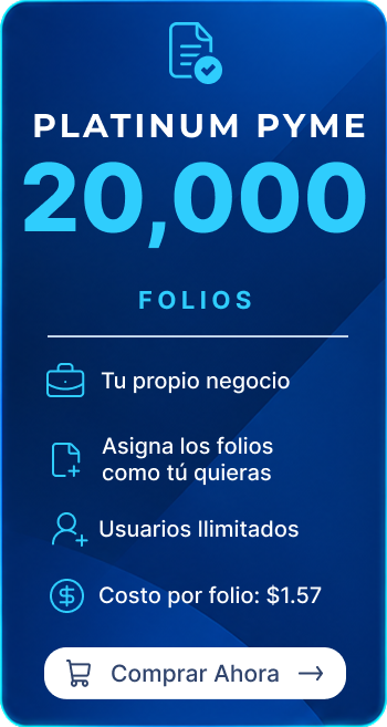 Plan Gold Platinum 20,000 Folios